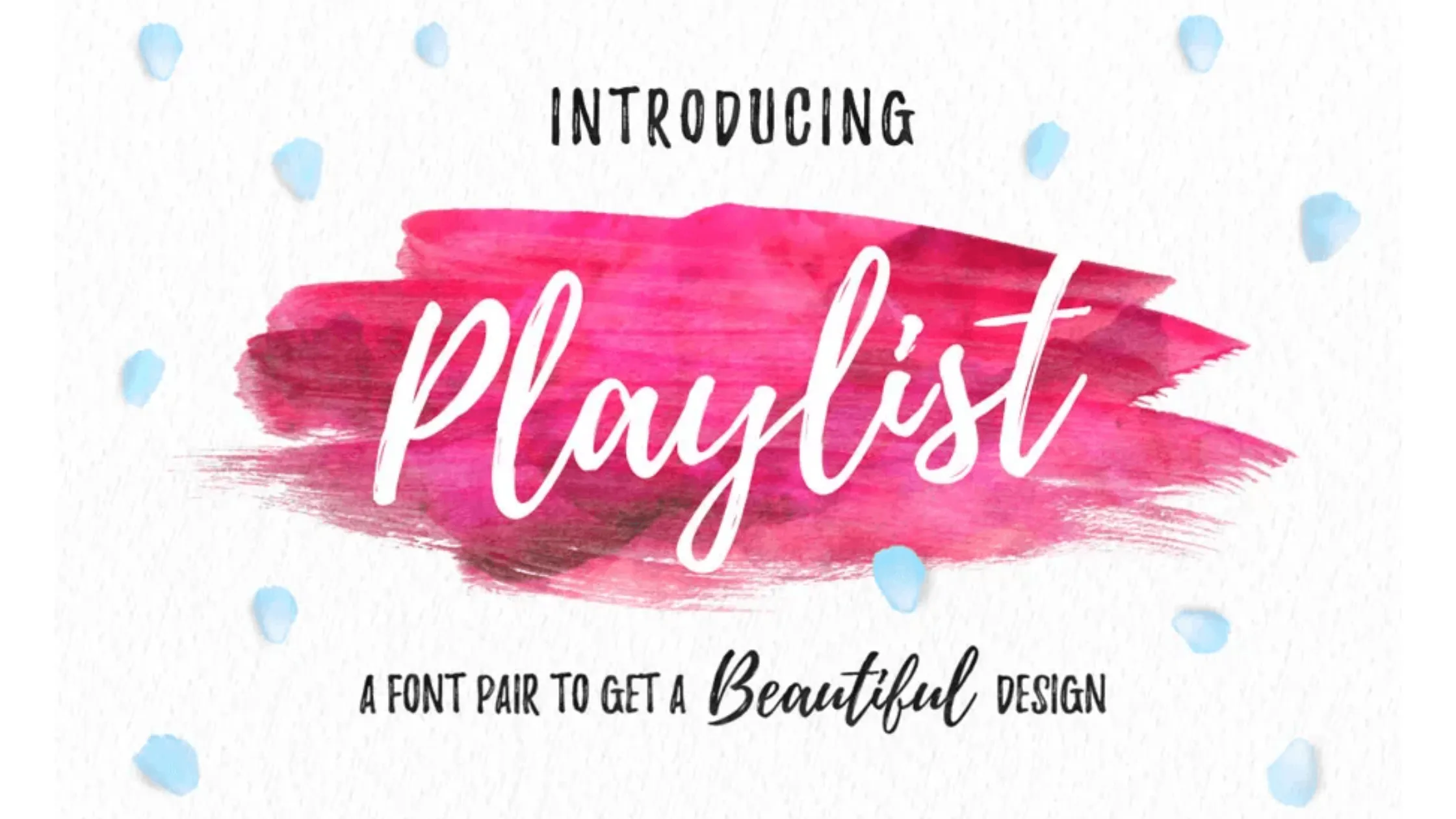 playlist script font