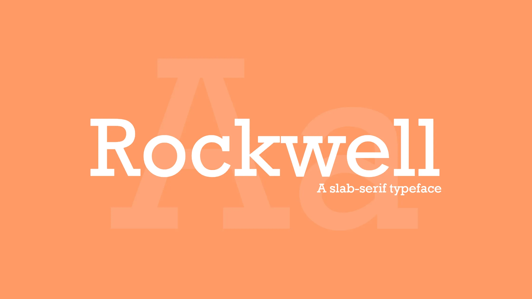 Rockwell Font