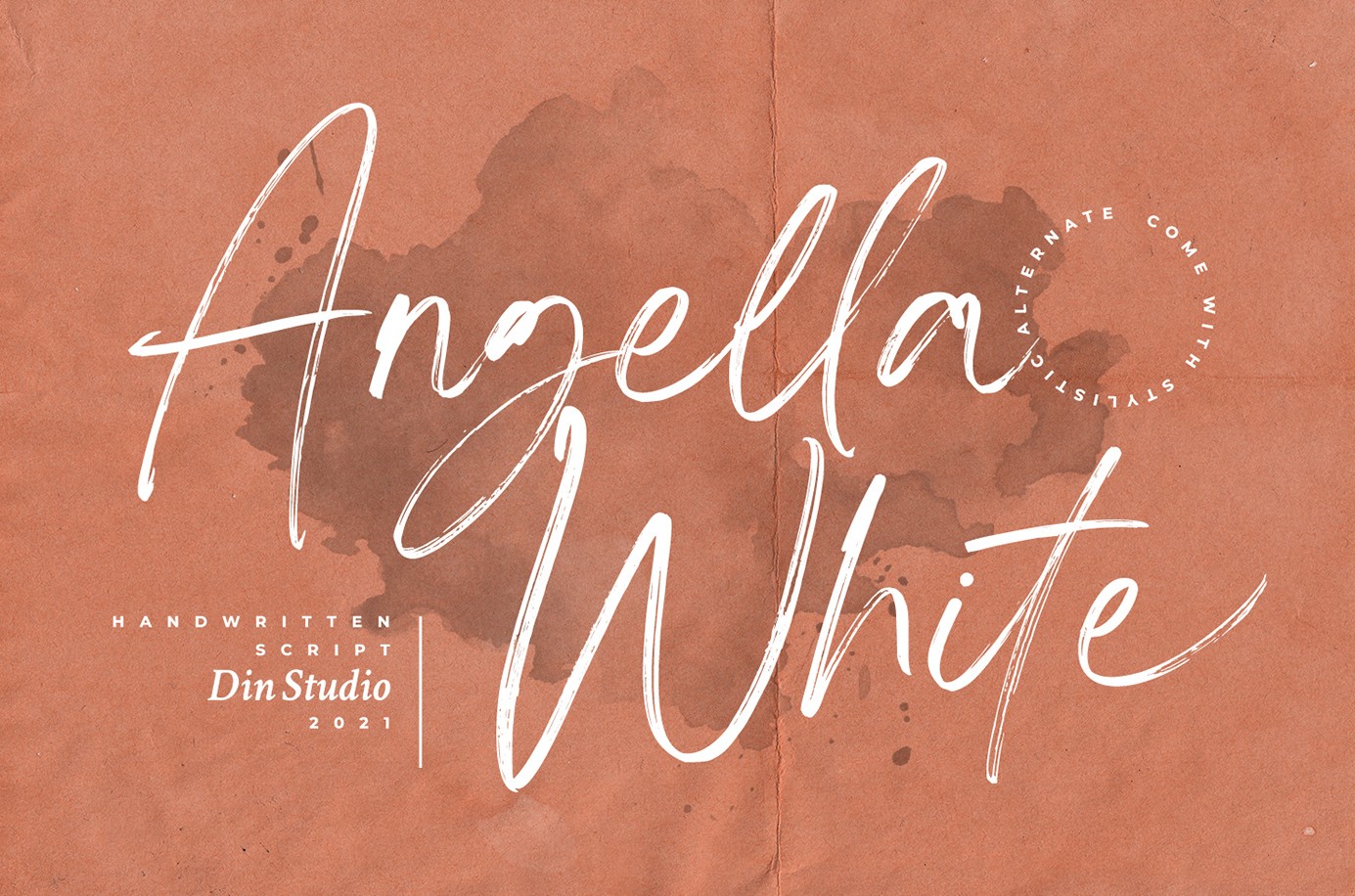 Angella White Font