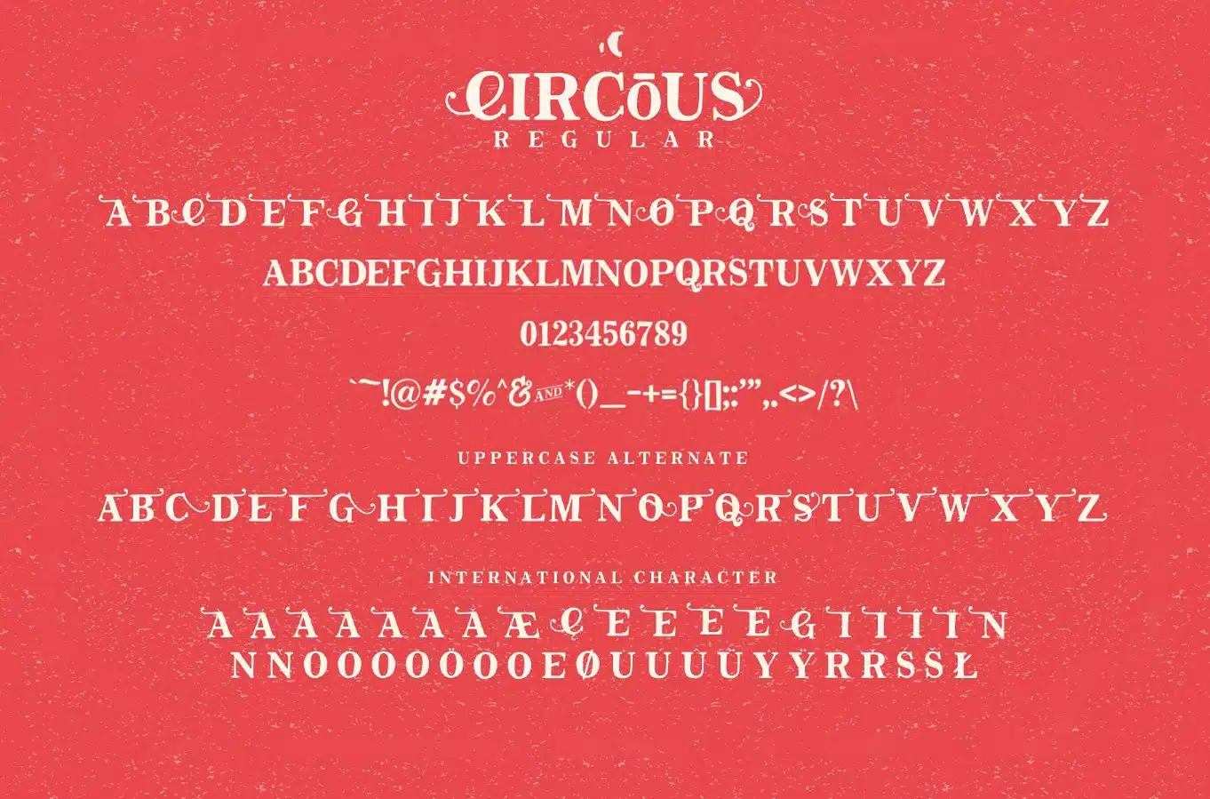 Circus Display Font View 2