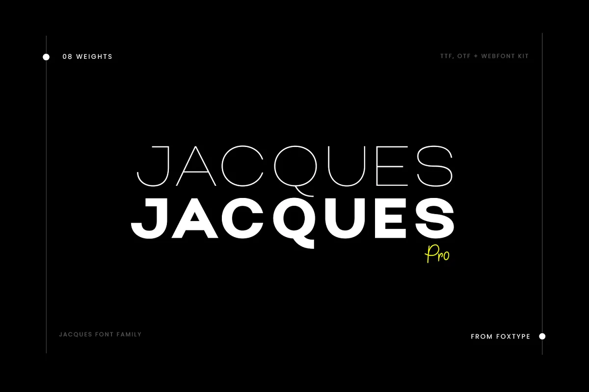Jacques Pro Font