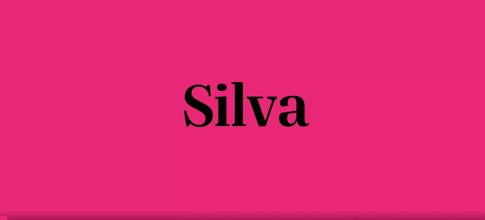 Silva Display Font