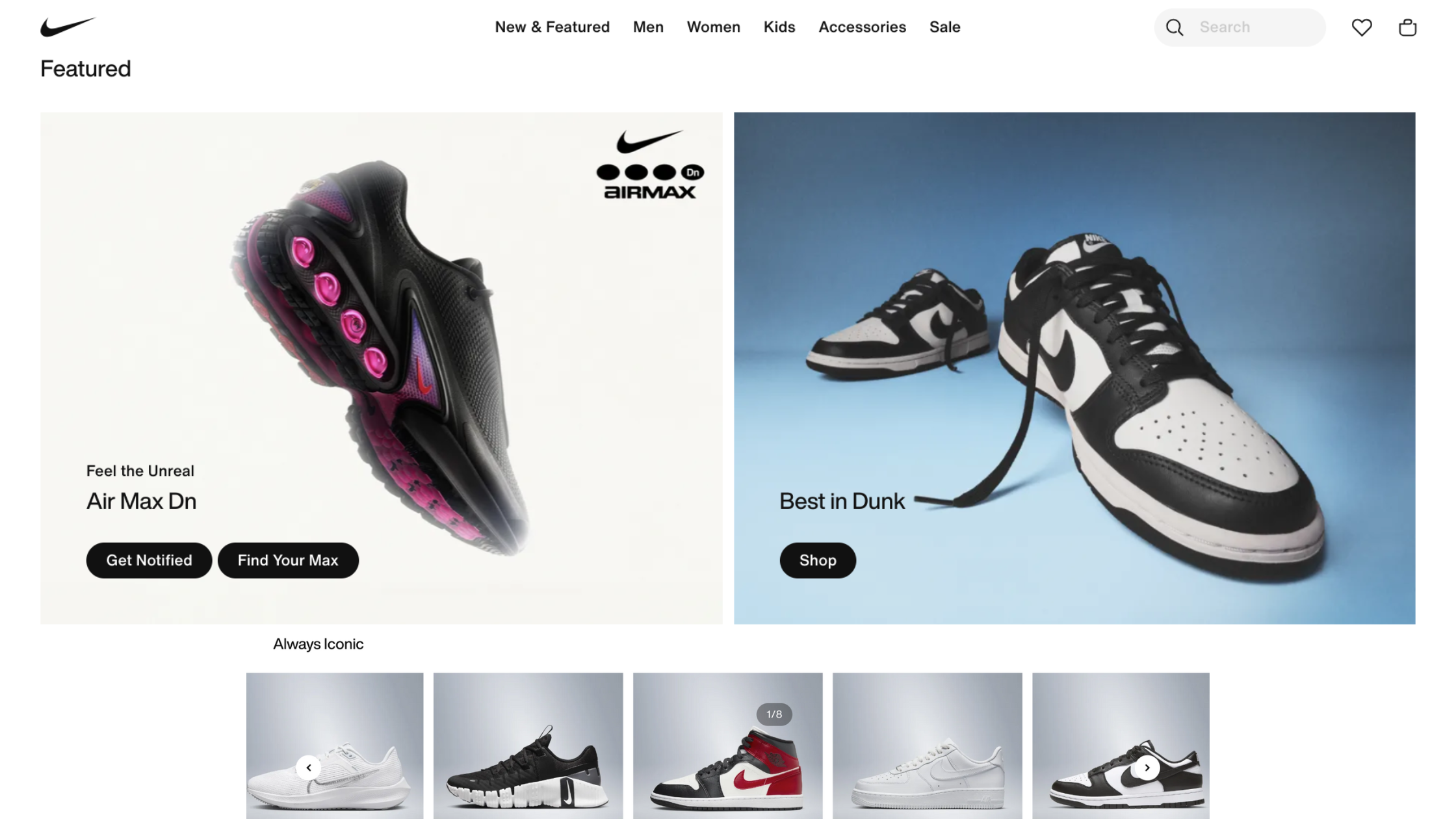 Nike Website Font