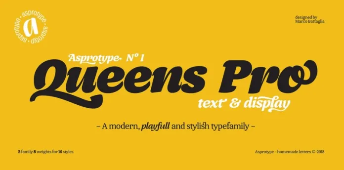 Queens Pro Font