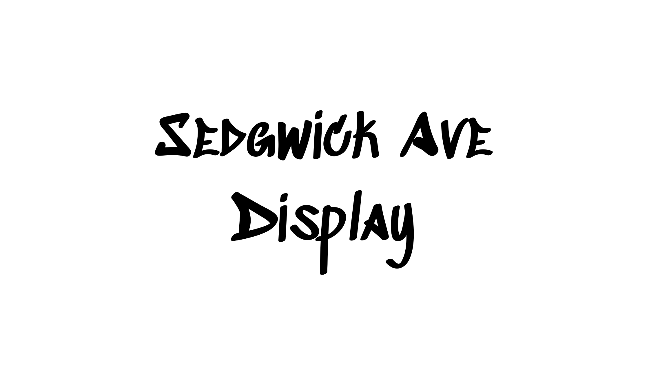 Sedgwick Ave Display Font