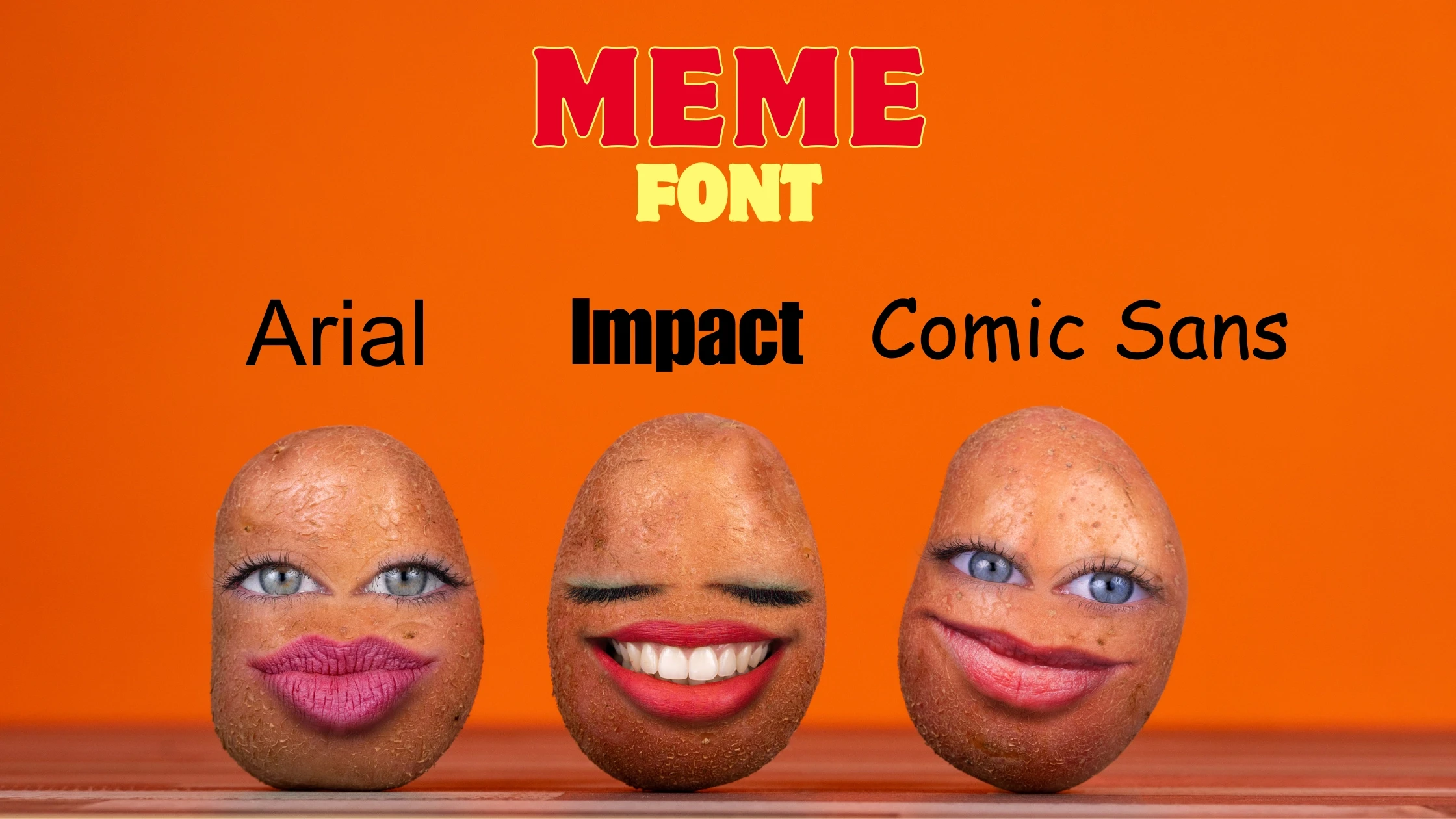 what font is used for memes