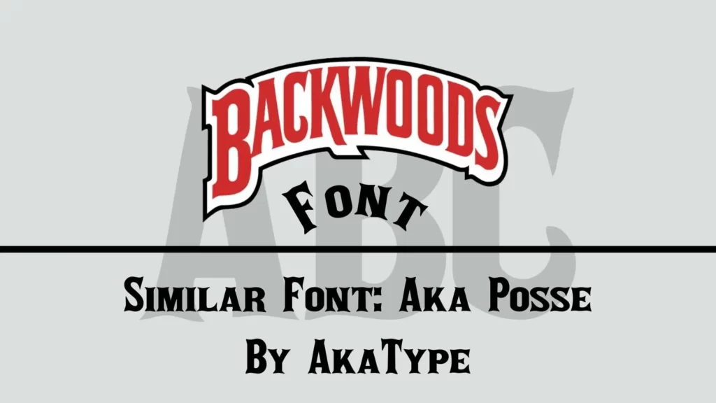 Backwoods Font
