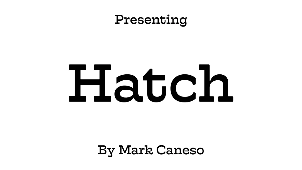 Hatch-Font