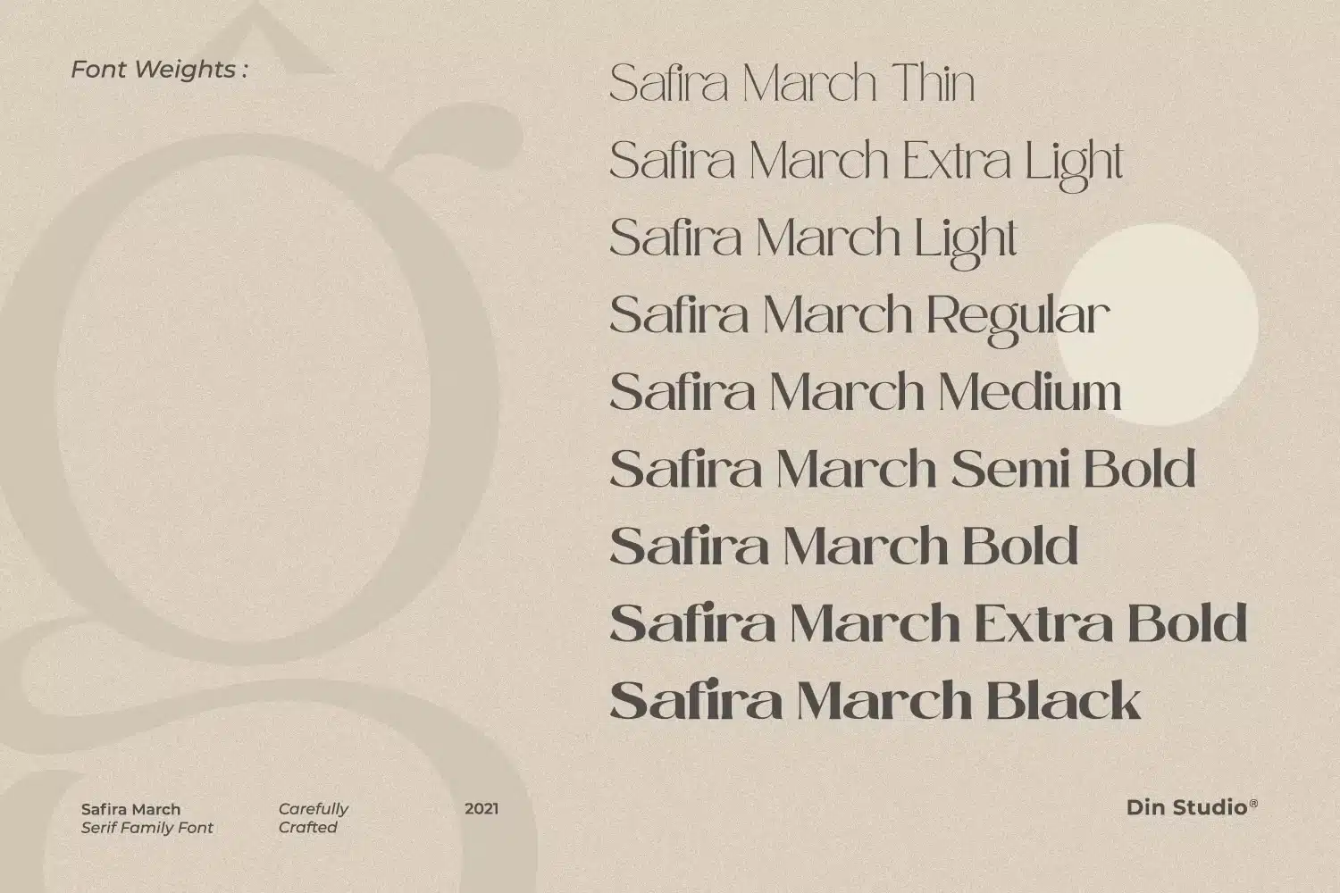 Safira March Font View 4