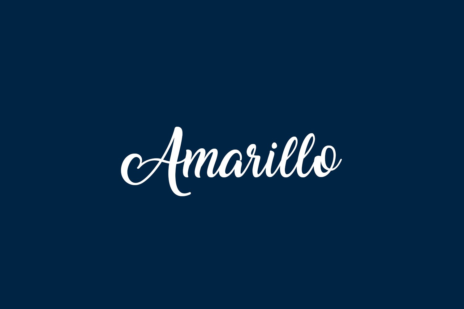 Amarillo Font