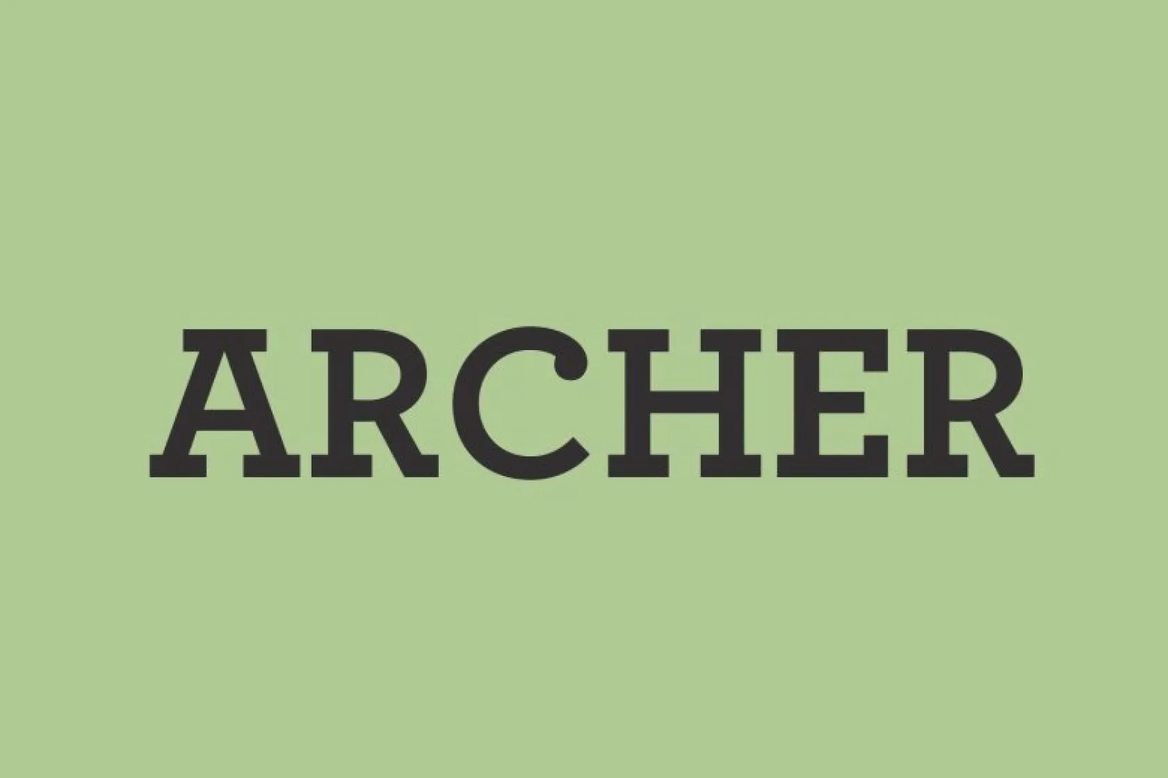 Archer Font