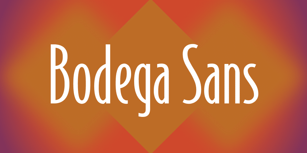 Bodega Sans Font