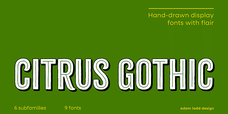 Citrus Gothic Font