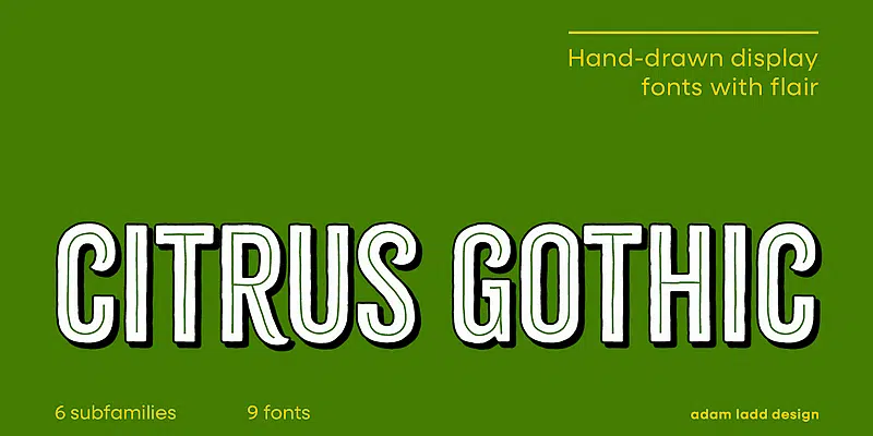 Citrus Gothic Font