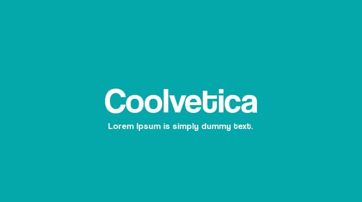 Coolvetica Font