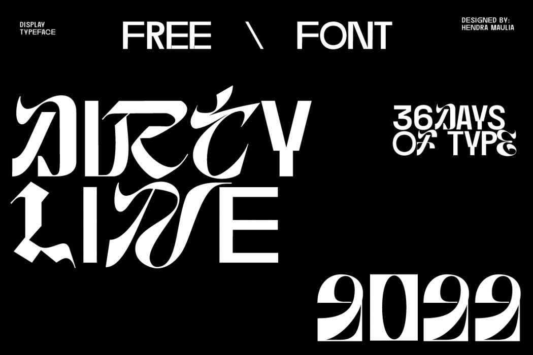 Dirtyline 36 Days Font