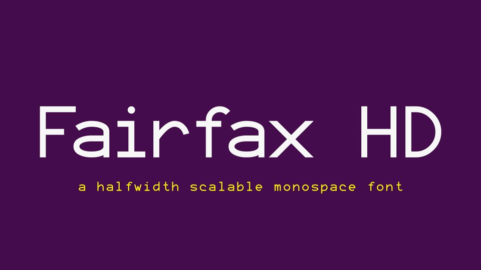 Fairfax Hd Font