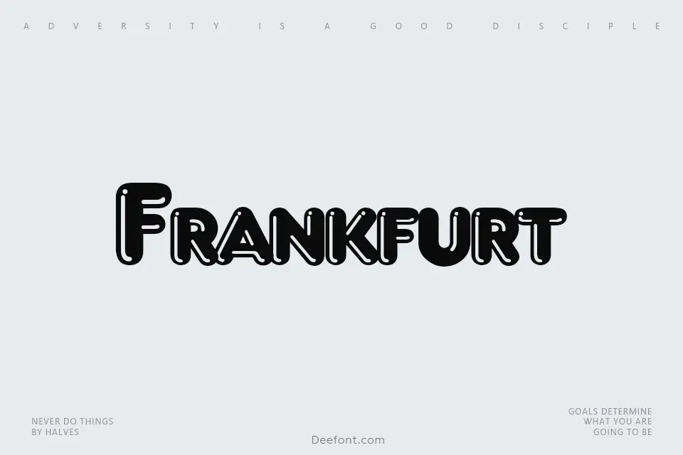 Frankfurt Font
