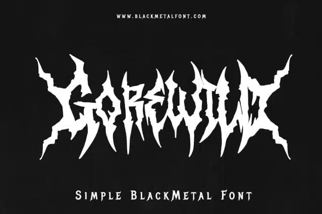 Gorewild Font