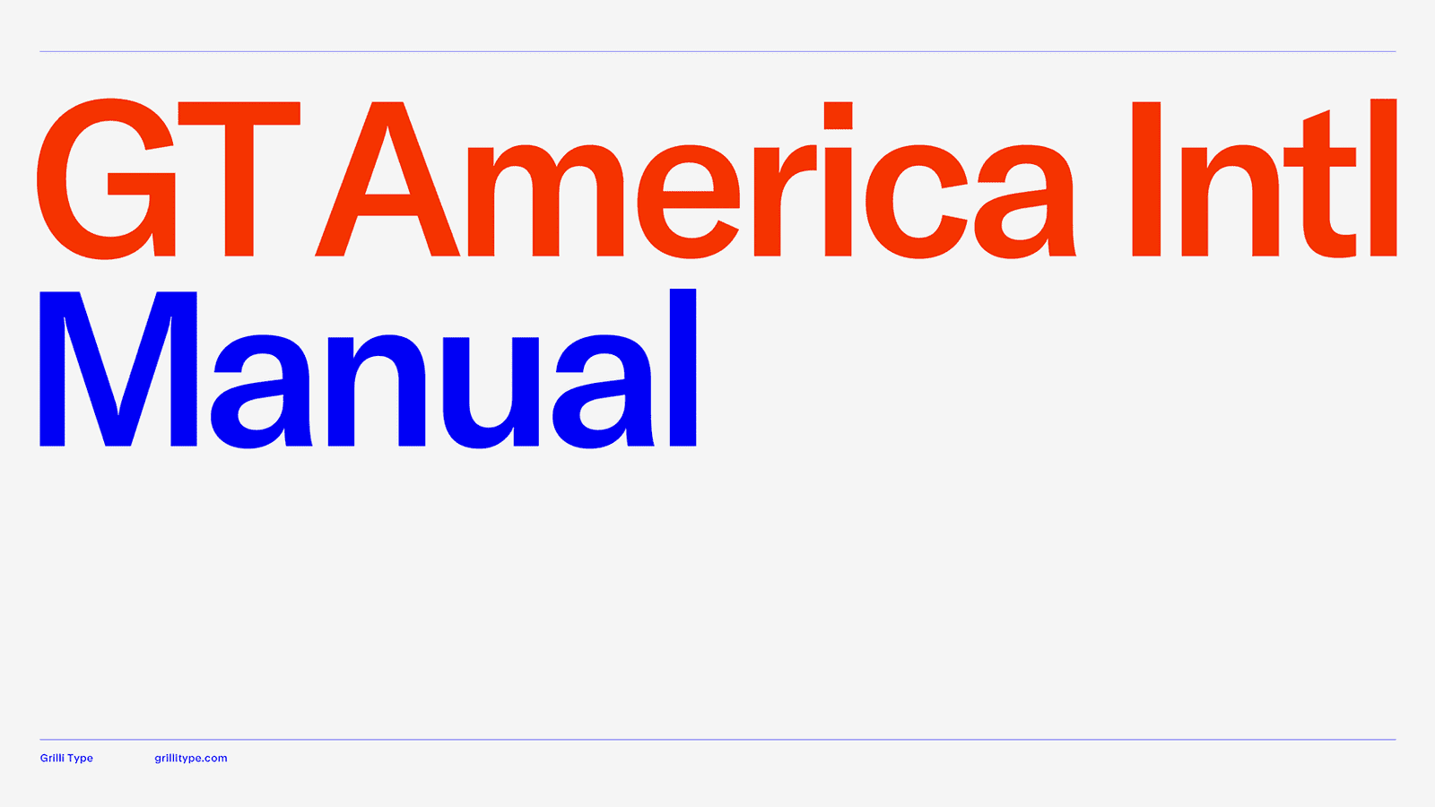 Gt America Font