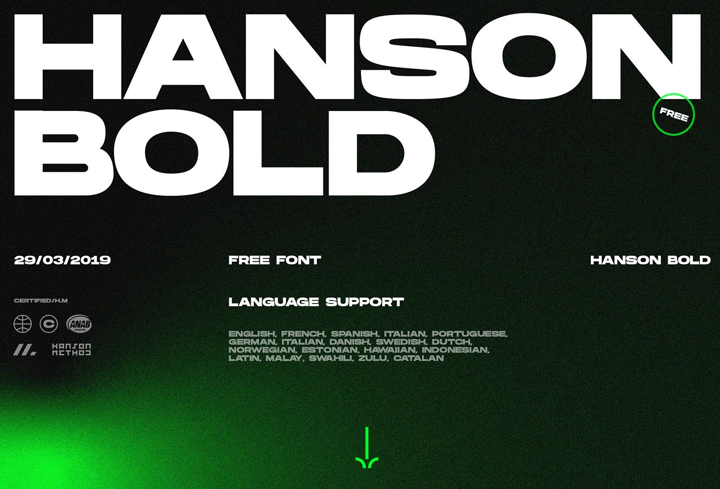 Hanson Font
