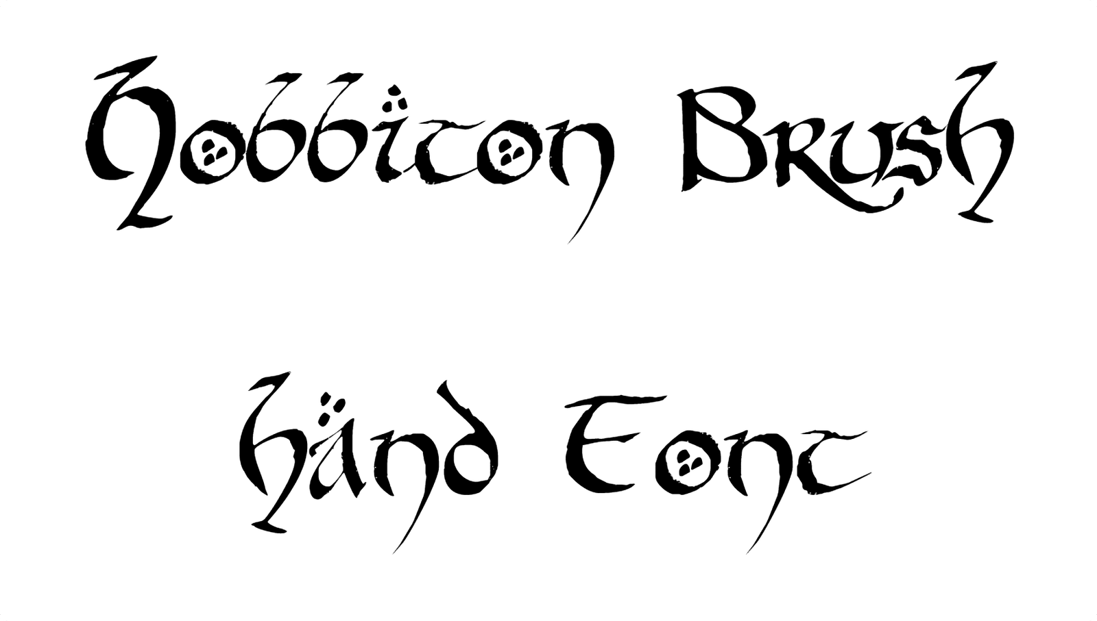 Hobbiton Font