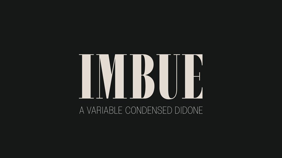 Imbue Font