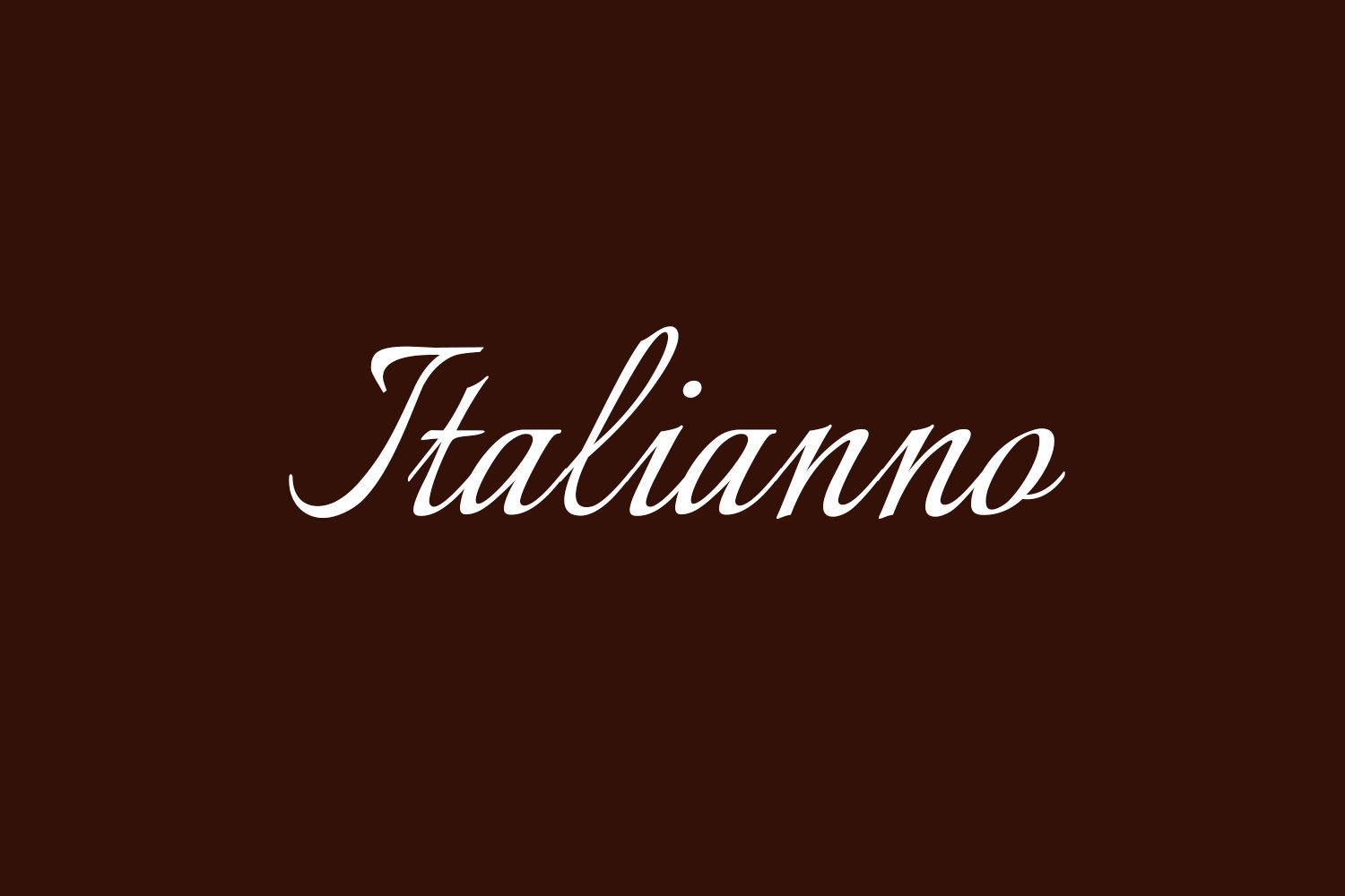 Italianno Font