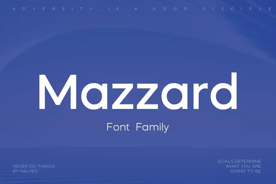 Mazzard Font