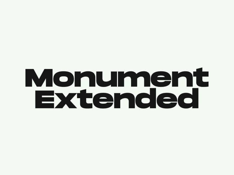 Monument Font