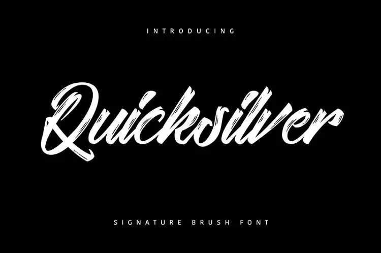 Quicksilver Font