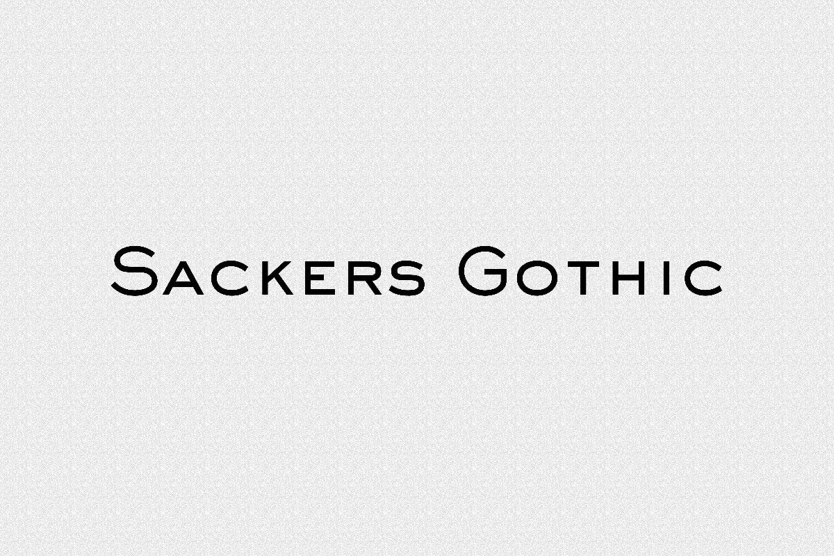 Sackers Gothic Font