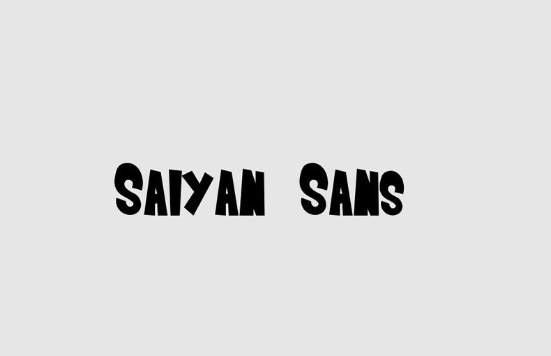 Saiyan Font