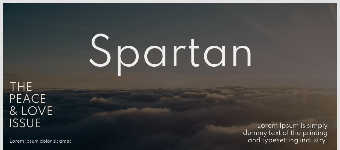 Spartan Font