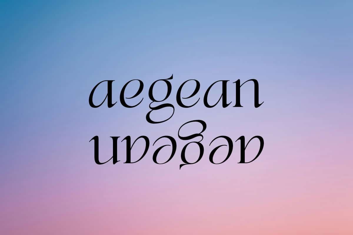Tan Aegean Font
