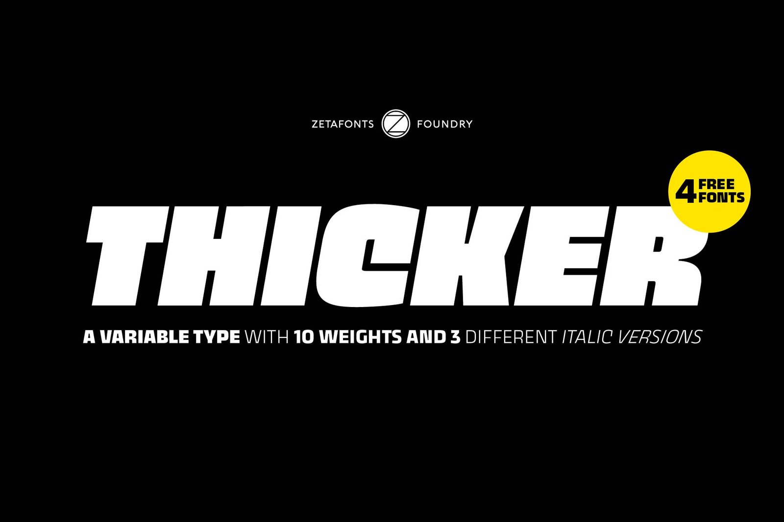 Thicker Font