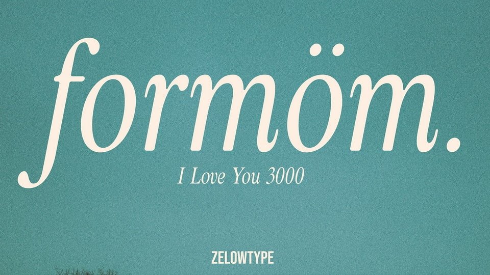 Zt Formom Font