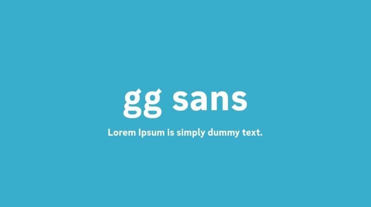 Gg Sans Font