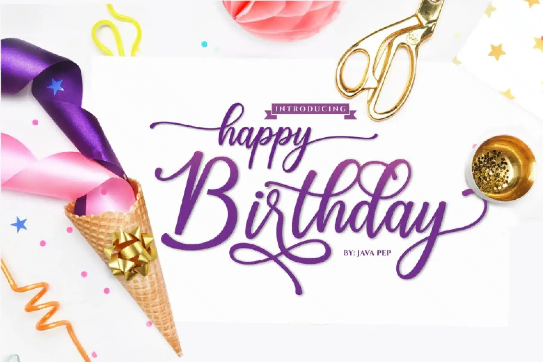 Happy Birthday Script Font