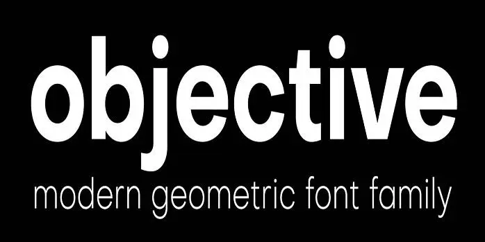 Objective Font