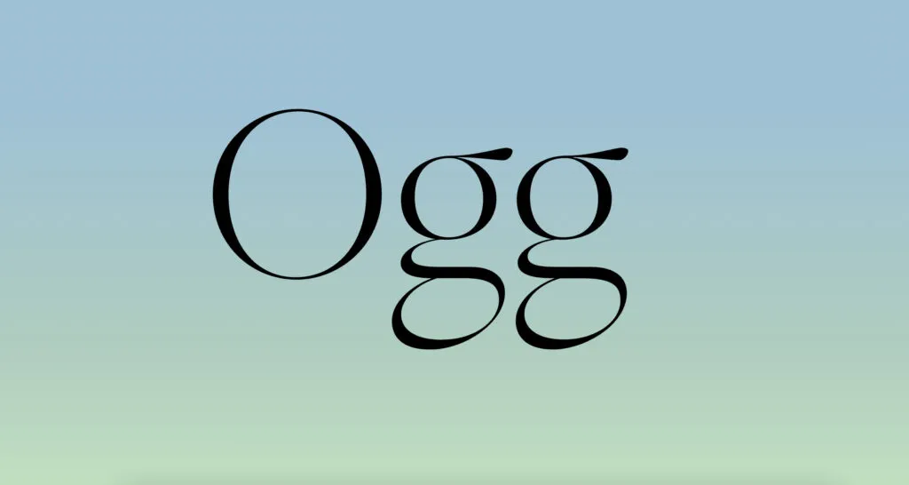 Ogg Font