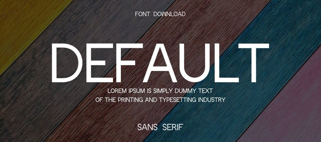 Default Font