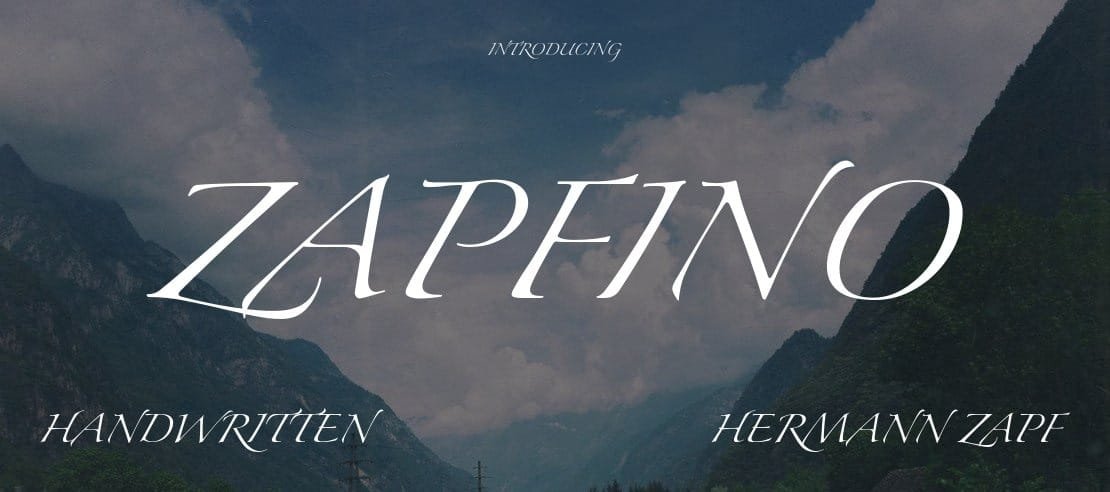 Zapfino Font
